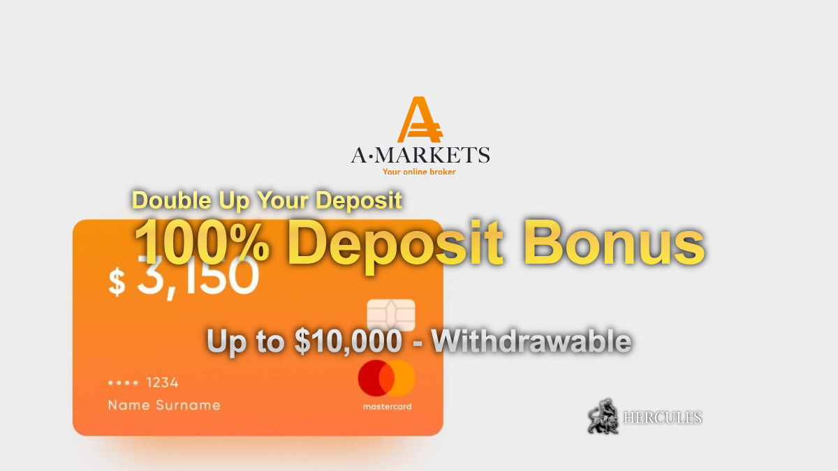 AMarkets - Bonus de dépôt 100 % AMarkets