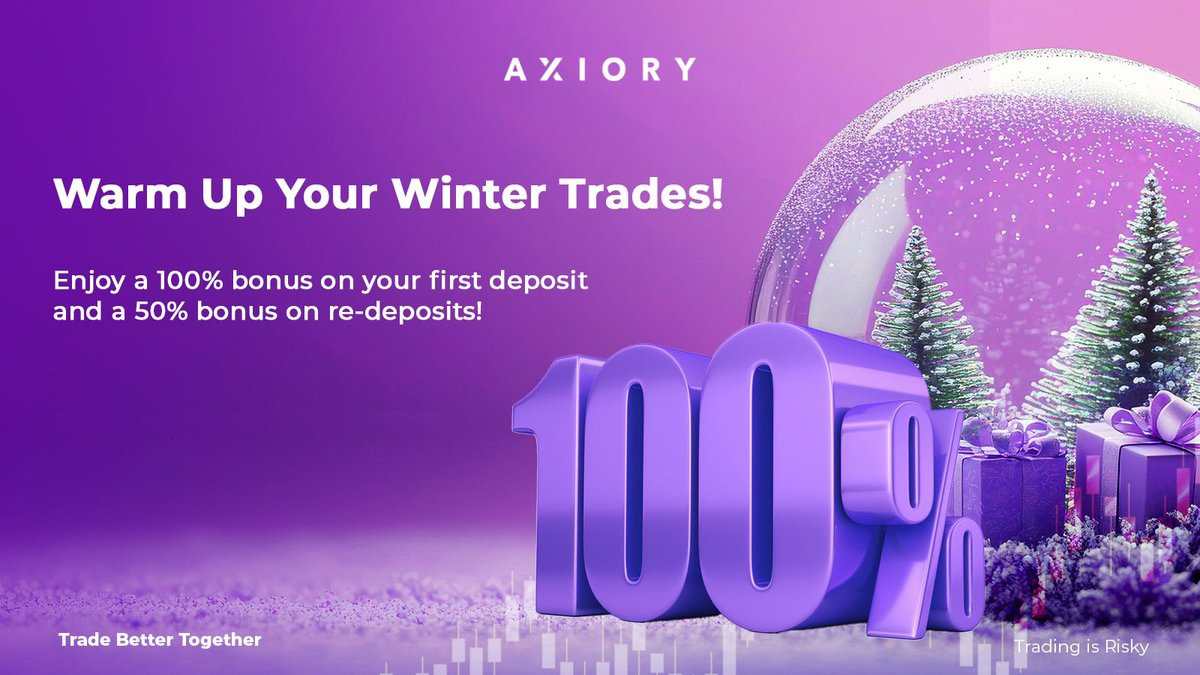 Axiory - Bonus de dépôt 100 % Axiory
