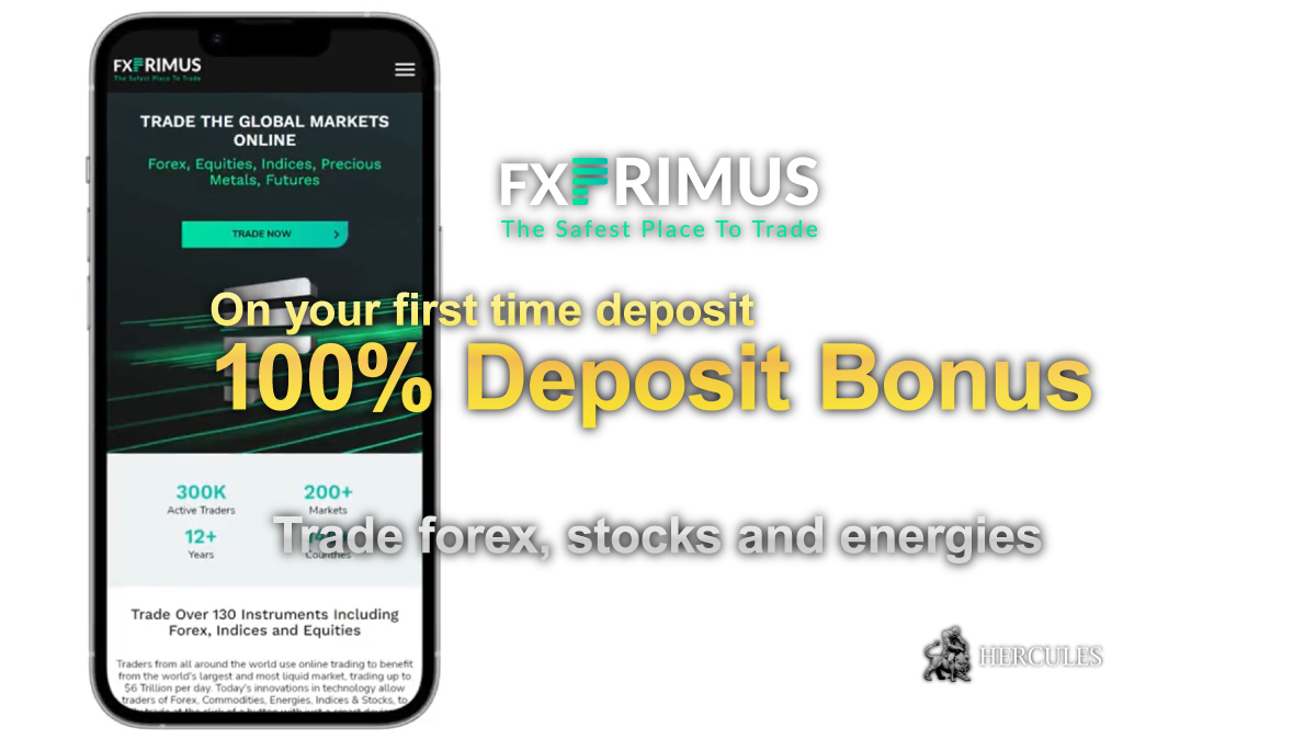 FXPRIMUS - Bonus Smart Start 100 % FXPRIMUS