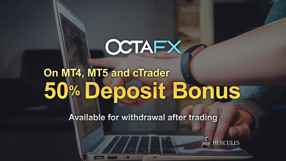 OctaFX - OctaFX Bonus de dépôt 50 %