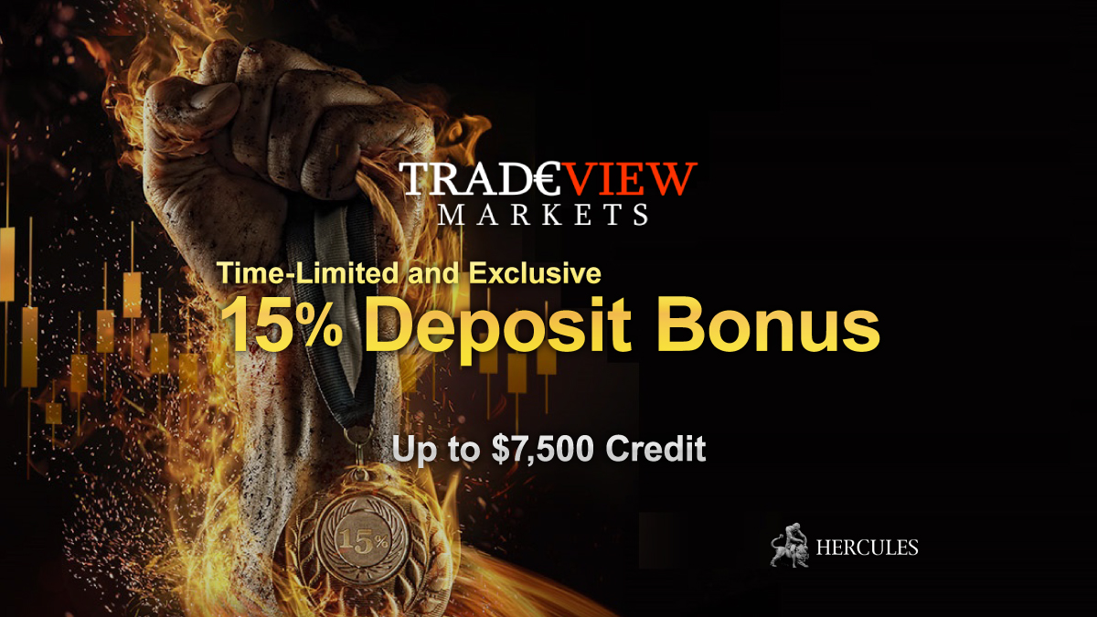 Tradeview Forex - Bonus de dépôt Tradeview Markets de 15 %