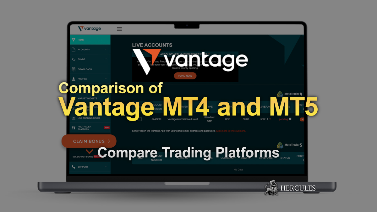 Vantage Markets - Comparaison des plateformes MT4 et MT5 de Vantage Markets